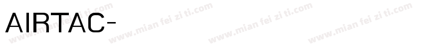 AIRTAC字体转换