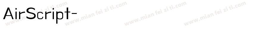 AirScript字体转换