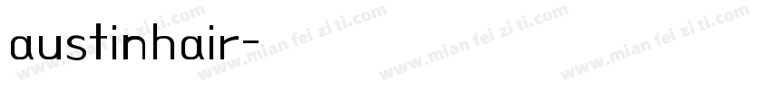austinhair字体转换