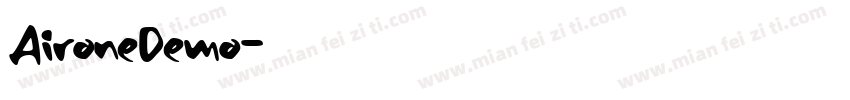 AironeDemo字体转换