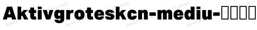 Aktivgroteskcn-mediu字体转换
