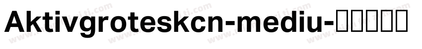 Aktivgroteskcn-mediu字体转换