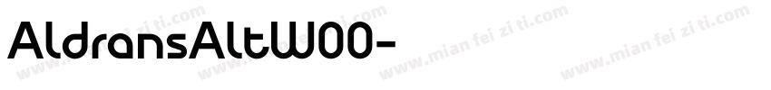 AldransAltW00字体转换