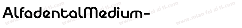 AlfadentalMedium字体转换