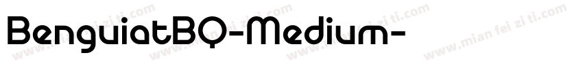BenguiatBQ-Medium字体转换