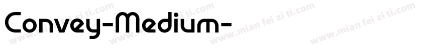 Convey-Medium字体转换