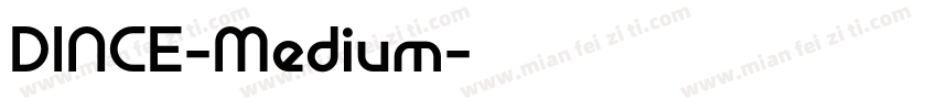DINCE-Medium字体转换