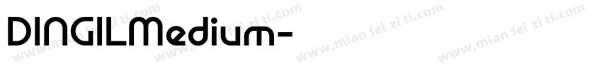 DINGILMedium字体转换