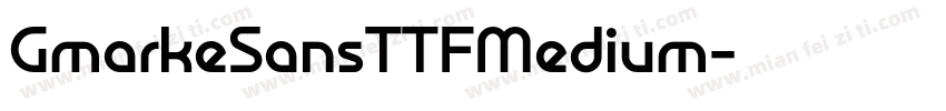 GmarkeSansTTFMedium字体转换