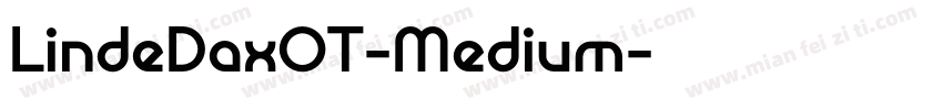 LindeDaxOT-Medium字体转换