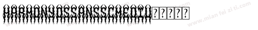harmonyossansscmediu字体转换