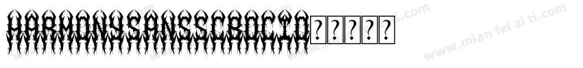 harmonysansscbolid字体转换