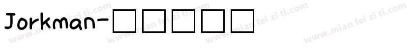 Jorkman字体转换