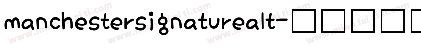 manchestersignaturealt字体转换
