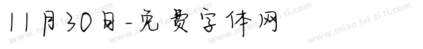 11月30日字体转换