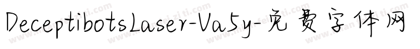 DeceptibotsLaser-Va5y字体转换