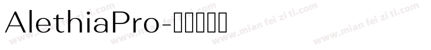 AlethiaPro字体转换