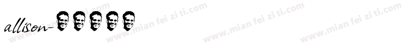 allison字体转换