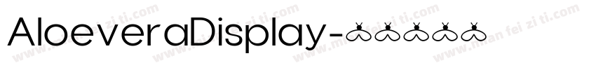 AloeveraDisplay字体转换