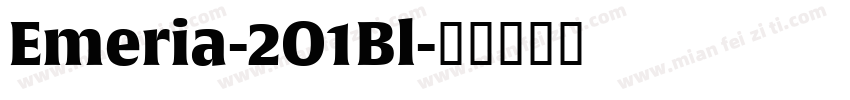 Emeria-2O1Bl字体转换