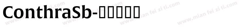 ConthraSb字体转换
