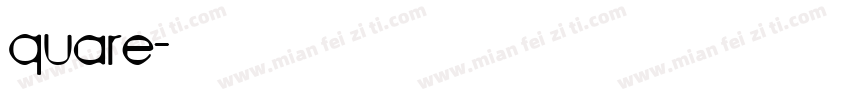 quare字体转换