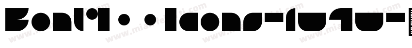 Font100Icons-lw4w字体转换