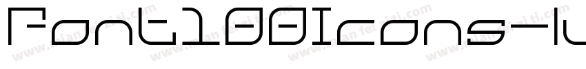 Font100Icons-lw4w字体转换