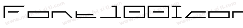 Font100Icons-lw4w字体转换