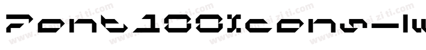 Font100Icons-lw4w字体转换
