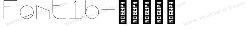 Font16字体转换