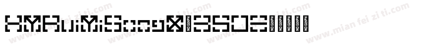 HYRuiYiSongX_35J字体转换