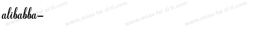alibabba字体转换