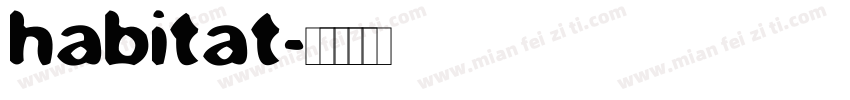 habitat字体转换