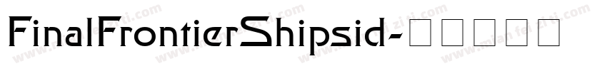 FinalFrontierShipsid字体转换