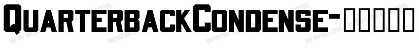 QuarterbackCondense字体转换