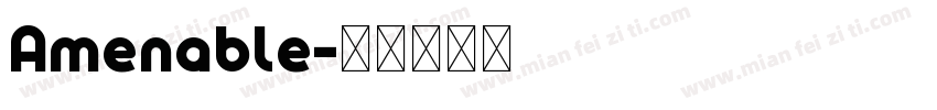 Amenable字体转换