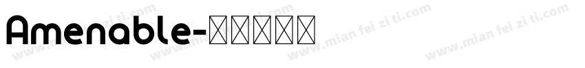 Amenable字体转换