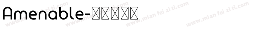 Amenable字体转换
