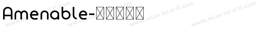 Amenable字体转换