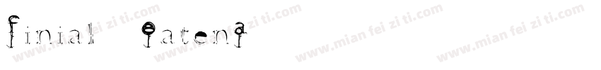 Finial-EatenA字体转换