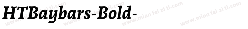 HTBaybars-Bold字体转换