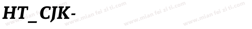 HT_CJK字体转换