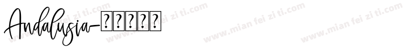 Andalusia字体转换