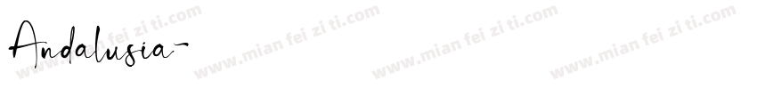 Andalusia字体转换