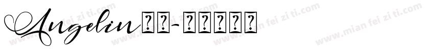 Angelin字体字体转换