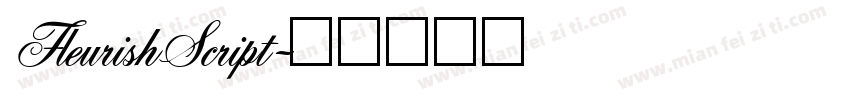 FleurishScript字体转换