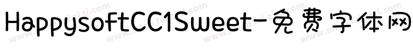 HappysoftCC1Sweet字体转换 HappysoftCC1Sweet字体转换