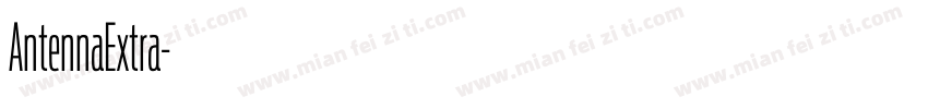 AntennaExtra字体转换