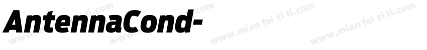 AntennaCond字体转换